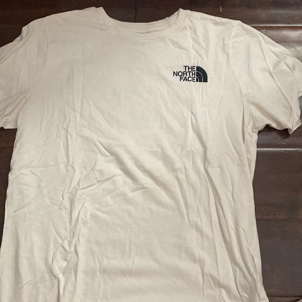 North Face white T shirt